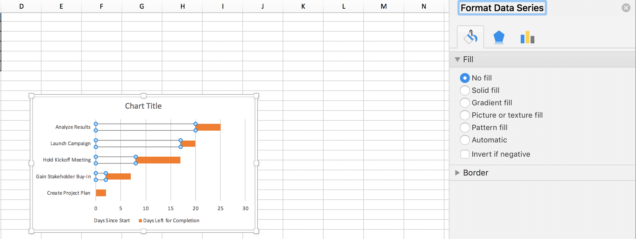 Format Chart Series