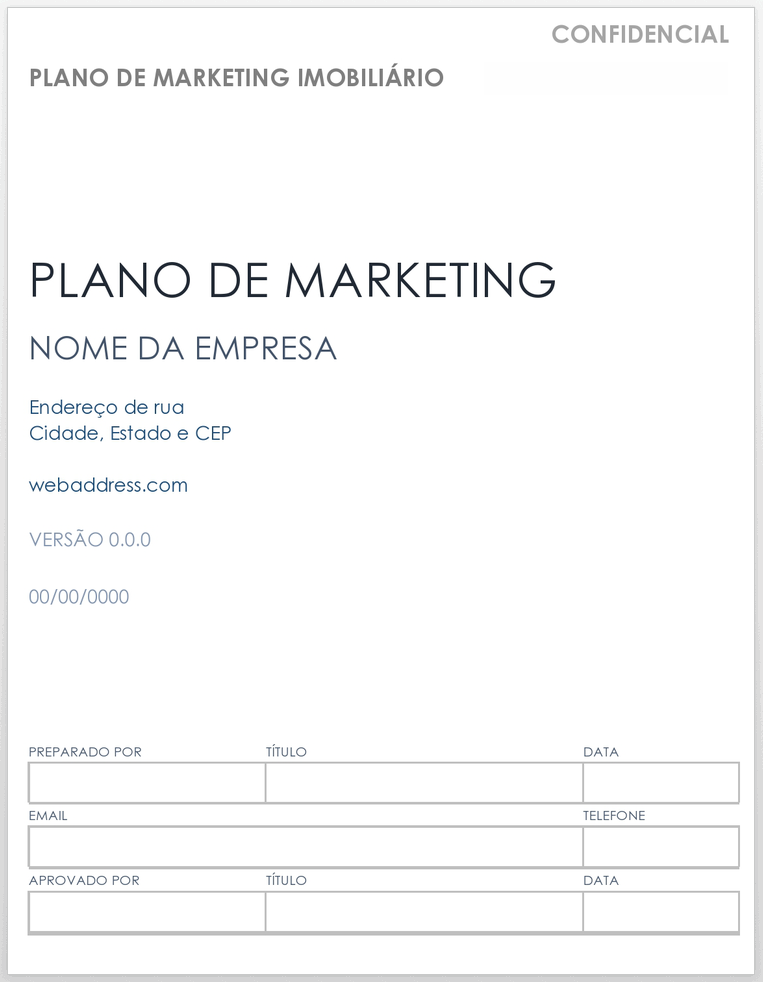 Plano de Marketing Imobiliário