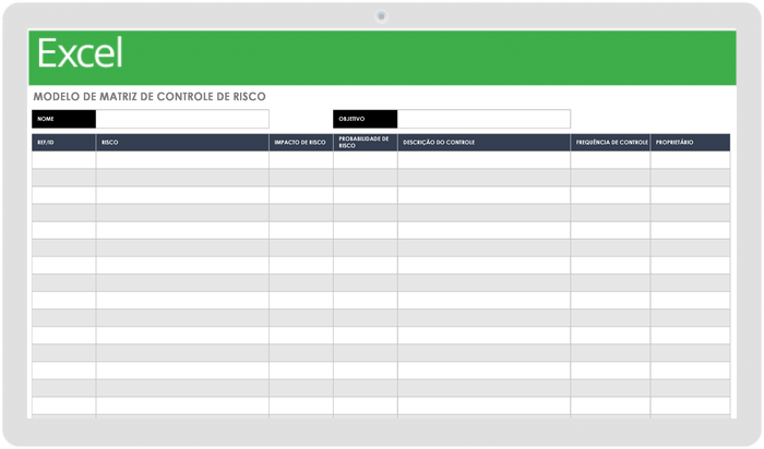 Modelo de Matriz de Controle de Risco