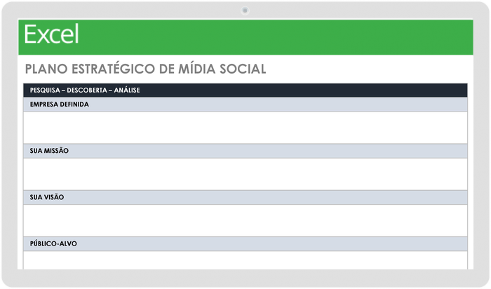 Plano Estratégico de Mídia Social